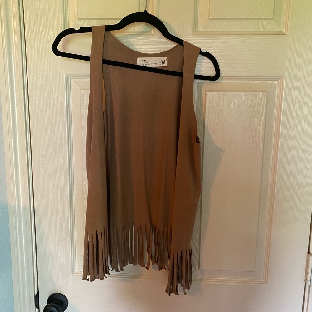 Vintage Havana Fringe Vest